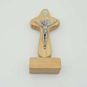 Wood And metal Bishop's Blessing Crucifix Custom Color Christian Catholic Church Christmas Decorative Crucifix - Product Image 3