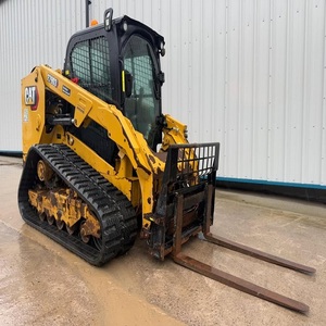 Chargeuse compacte sur chenilles JCB 1CXT d'occasion, moteur 49 CV, système hydraulique, pompe, chargeuse frontale, rétrocaveuse, équipement de travail industriel - Product Image 3