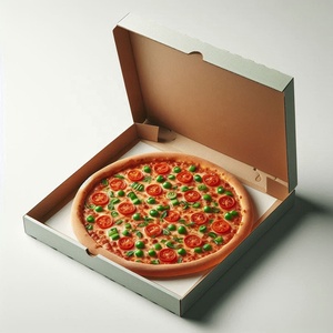 Boîtes à pizza en carton ondulé personnalisées de qualité supérieure pour tartes fraîchement cuites Sushi chips de pommes de terre aliments pour bébés - Product Image 1