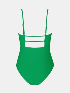 Maillot de bain une pièce respirant grande taille pour femme, sur mesure, sans manches, en promotion - Product Image 2