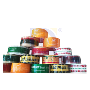 Clear Printed BOPP Material <b>Waterproof</b> <b>Adhesive</b> Packing Tape For Carton Sealing Made In Vietnam Competitive Factory Price - Product Image 1