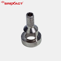 Carcasa de Conector RF de Latón y Acero Inoxidable Mecanizada por CNC Personalizada, Torneado de Precisión para Mecanizado con Tolerancias Ajustadas (0.01-0.05mm)