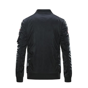 Chaqueta Bomber Personalizada para Hombre, Talla Grande, Resistente al Viento e Impermeable, con Cierre Completo, Cuello y Bolsillos, Chaqueta de Invierno Totalmente Personalizable - Product Image 3