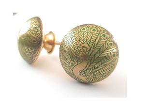 Poignées de porte rustiques en résine marbrée pour armoires de cuisine, tiroirs, meubles, décoration vintage pour la maison - Product Image 3