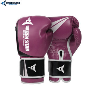 Gants de boxe professionnels en cuir PU de haute qualité pour hommes et femmes, entraînement, sparring, MMA, sangle de poignet réglable, respirants, OEM - Product Image 5