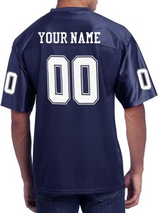 Jersey de Fútbol Americano, Malla de Poliéster, Impresión en Serigrafía, OEM, ODM, Logotipo Personalizado, Proveedor de Ropa Deportiva Resistente - Product Image 6