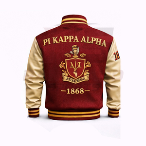 Veste de style universitaire personnalisable de haute qualité pour les fraternités et les équipes universitaires - Product Image 2
