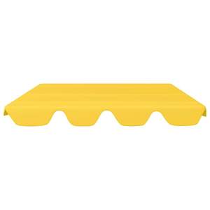 Tettuccio di Ricambio Giallo per Dondolo da Giardino/Patio 150cm/130cm x 105cm/70cm - Product Image 3