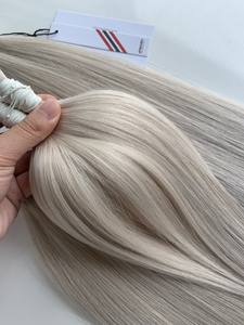 Precio al por mayor Extensiones de cabello virgen vietnamita a granel Doble ahogado 100g Todos los colores Extensiones de cabello humano de 32 pulgadas de alto - Product Image 6