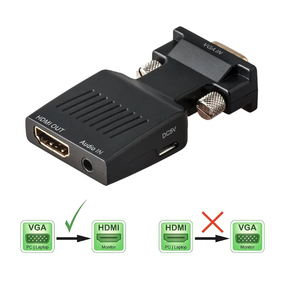 Adaptateur convertisseur VGA vers LED DC, tout neuf, câble d'extension vidéo et audio 1080P - Product Image 5
