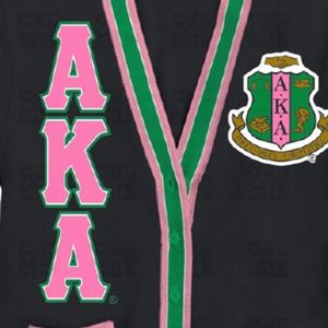 เสื้อคาร์ดิแกนไหมพรมสีดำชมพูเขียว แต่งตัวอักษรเชนิลล์ สไตล์วินเทจ ติดกระดุม แนววาร์ซิตี้ สำหรับผู้หญิง เสื้อคลุมลำลอง แฟชั่นทันสมัย - Product Image 5