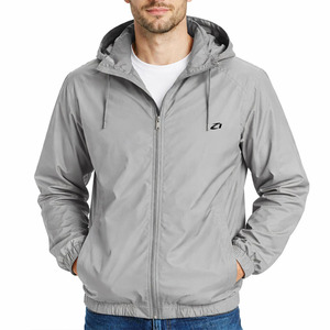 OEM <b>Lightweight</b> Hooded Windbreaker <b>Jacket</b> Custom Zip Up Nylon Outerwear Wholesale Casual Streetwear Windbreaker Men's <b>Jacket</b> USA - Product Image 4