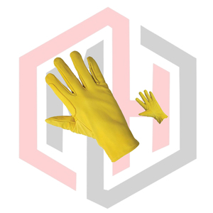 Guantes de Trabajo de Cuero Amarillo Puro, Antideslizantes, Resistentes a Desgarros, Transpirables, Anticorte, con Antiestático y Muñequera Ajustable - Product Image 4