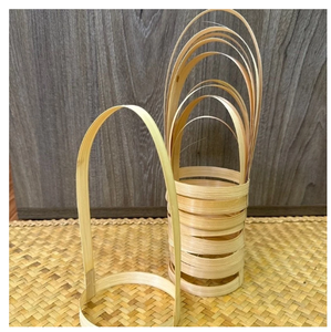 Porte-gobelets pliable en bambou écologique, design vintage pour la cuisine, le café, le restaurant, la décoration de table à domicile, taille personnalisée, approvisionnement en gros - Product Image 4