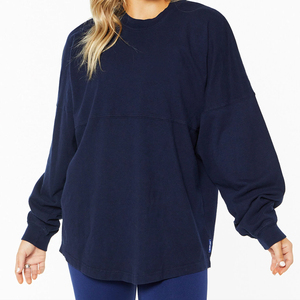 Sudaderas Ligeras de Otoño Invierno para Mujer, Lisas, Teñidas, de Corte Holgado, Ecológicas, 100% Algodón Felpa - Product Image 4