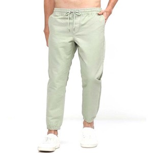 OEM Best Supplier Latest Style Comfortable Casual <b>Breathable</b> Canvas <b>Trousers</b> for Men Solid Color 100% Cotton - Product Image 1