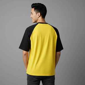 Nueva Camiseta de Hombre a la Moda 2026, con Logotipo Impreso en DTF Personalizado, Oversize, Ecológica, de Dos Tonos, Corte Holgado, 100% Algodón - Product Image 6