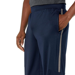 Pantalons de sport pour hommes sur mesure de haute qualité, en coton uni teint, avec logo imprimé, style décontracté - Product Image 5