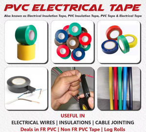 Cintas Aislantes al por Mayor, Cinta Eléctrica de PVC Resistente al Frío, Retardante de Llama, Cinta Aislante Eléctrica de Vinilo de PVC - Product Image 6