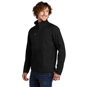Custom Men's Slim Softshell <b>Jacket</b> Stand Collar Waterproof Windproof Quick Dry Breathable <b>Plus</b> <b>Size</b> Casual Outdoor Winter Front - Product Image 5