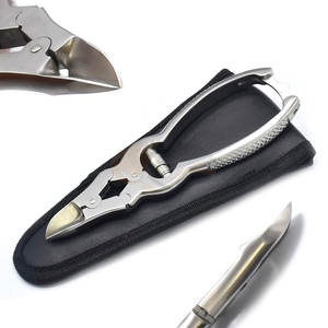 Pince à ongles professionnelle en acier inoxydable pour bébé, pour ongles épais, incarnés et durs, avec ressort cylindrique, pour le traitement des mycoses des ongles. - Product Image 1