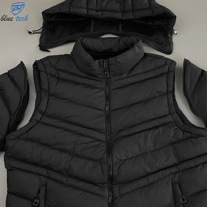 Chaqueta de Invierno para Hombre al por Mayor, Chaqueta Acolchada Ligera, Chaqueta con Capucha, Cálida, Resistente al Viento, Informal para Exteriores - Product Image 4