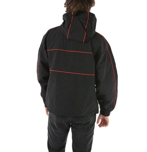 Chaqueta cortavientos con cremallera de poliéster 100% personalizada, transpirable, bordado de talla grande, decoración, puños elásticos y forro de malla - Product Image 2