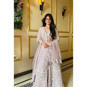 Robe de soirée élégante Lehenga Choli avec fil et séquence pour les fêtes - Product Image 6