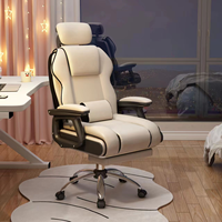 Chaise de bureau exécutive inclinable confortable, pivotante et réglable en hauteur pour de longues périodes de travail assis