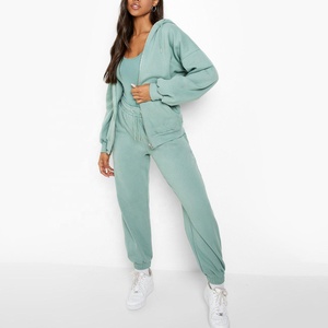 Conjunto de chándal de 2 piezas ecológico para mujer de talla grande de invierno 2021 - Product Image 1