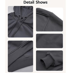 Custom Men Hoodies Comfortable Breathable Pullover Or Zipper Sweatshirt Warm Casual Sportswear Fashionable Streetwear Clothing - Product Image 1