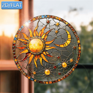 CIFbuy Acchiappasole da Finestra in Acrilico con Prismi Arcobaleno, Decorazione in Cristallo per Casa e Giardino, TikTok per Servizio Ritiro Temu - Product Image 2