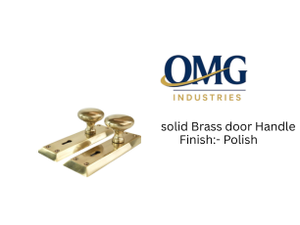 solid Brass round knob handle with back <b>plate</b> wholesale mortise <b>door</b> handle unlacquered lever <b>door</b> handle - Product Image 5