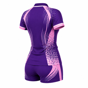 Ensemble Maillot et Short de Rugby Sublimé pour Femme – Tenue de Sport Athlétique Respirante 100% Polyester Personnalisable pour Équipe - Product Image 6