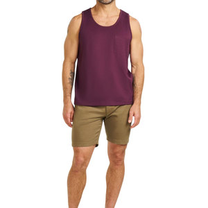 New Logo Custom Gym Fitness Sports Workout Athletic Running Training Muscle Cotton Stringer <b>Crop</b> Vest Tank <b>Top</b> for <b>Men</b> 2026 - Product Image 1