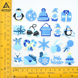 AIFRAN Nouveaux Charms 2D pour Sabots d'Hiver en PVC Souple, Accessoires Décoratifs Personnalisés pour Jardin, En Stock - Product Image 2