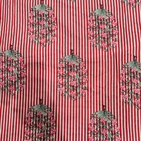 Sacs en tissu de coton imprimé de qualité supérieure, à rayures florales, écologiques, biologiques, antibactériens, à séchage rapide, légers, en textile indien