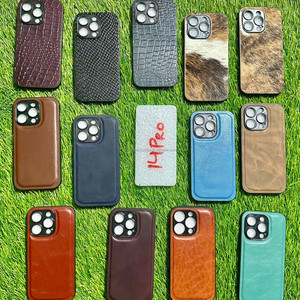 เคสโทรศัพท์มือถือหนังแท้ออกใหม่มีสไตล์วินเทจหรูหราคุณภาพสูง14 Pro - Product Image 3