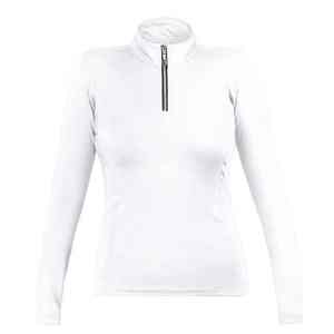 Womens Luxury Active Racing Equestrian Suit Skinny Horse <b>Riding</b> Show Base Layer Running Tops Button Zipper Base Layers - Product Image 3