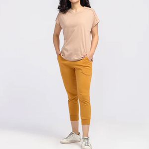 Camisetas de Verano Personalizadas al por Mayor para Mujer, Estilo Urbano, Básicas, con Hombros Caídos, de Algodón, Talla Grande - Product Image 2