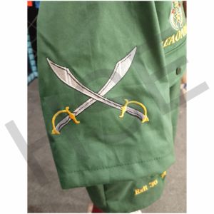 Camisa de Trabajo de Manga Corta para Hombre, Bordada Personalizada, Casual, con Botones y Bolsillos - Product Image 4