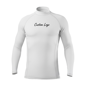 Camiseta de Compresión de Manga Larga Personalizada para Hombre con Protección Solar UPF 50+ UV de Secado Rápido para Surf y Natación - Product Image 1