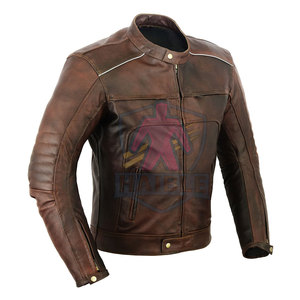 Chaqueta de Motociclismo de Cuero Ligera y Transpirable para Hombre, con Mangas Largas, para Invierno - Product Image 4