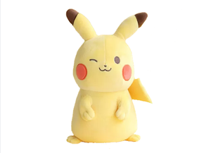 ตุ๊กตาโปเกมอน พิคาชู ตุ๊กตาไฟฟ้า บีบตาได้ ของเล่นนุ่มนิ่ม การ์ตูนอนิเมะ ตุ๊กตาน่ารัก ของขวัญเด็ก ของสะสม ขายส่ง - Product Image 1