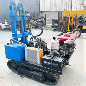 70m 유압 크롤러 수중 시추기, 농장 및 가정용 22HP 디젤 엔진 시추기 - Product Image 6