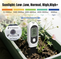 Capteur d'humidité du sol intelligent Tuya Zigbee, sans fil, avec mesure de la température, de l'humidité et de la luminosité, pour système d'arrosage automatique de jardin