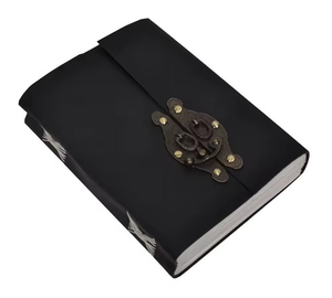 Diario de Cuero A3 Hecho a Mano, Estilo Vintage, Encuadernado en Espiral, Personalizable con Logotipo, Organizador con Caja, Cierre con Llave, Cosido con Hilo, Regalo para Hombres y Mujeres, Personalizado - Product Image 3