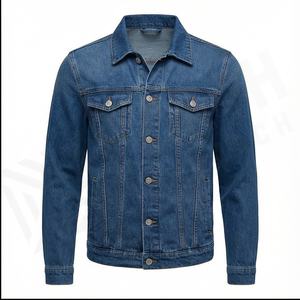 Venta al por mayor Pro personalizado chaquetas de los hombres lavados chaquetas de mezclilla Venta caliente ropa de calle chaqueta de calle de moda - Product Image 2