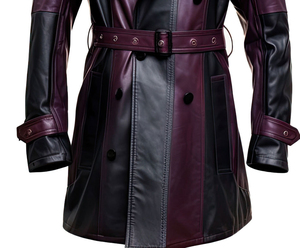 Elegante Abrigo de Cuero para Mujer con Diseño Largo y Atemporal, Sensación Suave y Cómoda, y Estilo Versátil para Uso Casual y Formal - Product Image 5