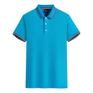 Camisetas polo de algodón de secado rápido para hombre, cómodas, con logotipo personalizado y opciones de color, diseñadas para uniformes de marca y reventa. - Product Image 5